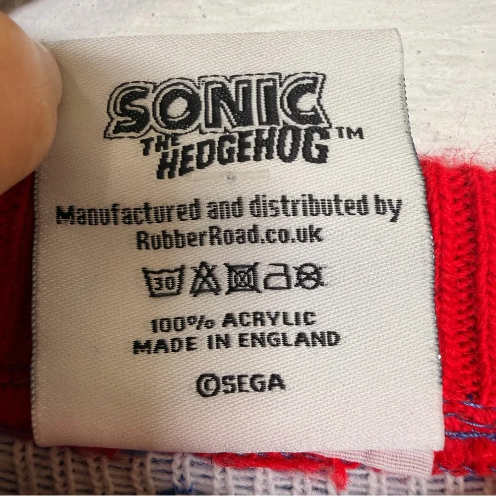 Sonic the Hedgehog Holiday Sweater XS | Numskull SEGA Christmas Gamer Knit
